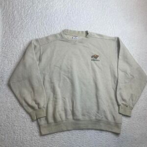Vintage Minnesota wild men's cream crew neck sweatshirt CSA embroidered nhl M
